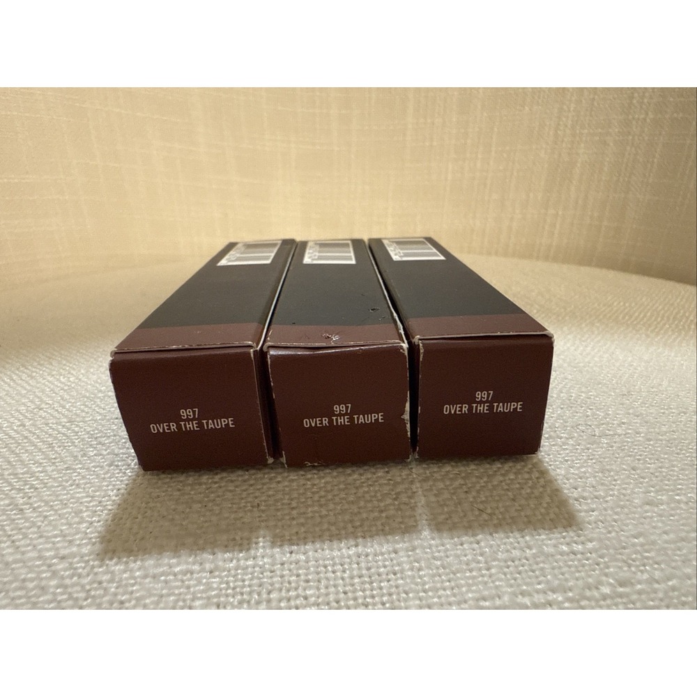 MAC Powder Kiss Liquid Lipcolour #997 OVER THE‎ TAUPE NIB  .17 fl oz Fast Ship